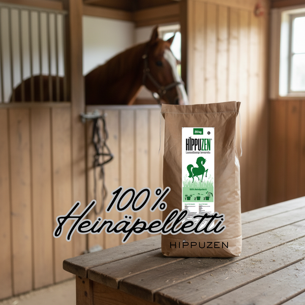 20 kg Hippuzen 100 % Hein&auml;pelletti