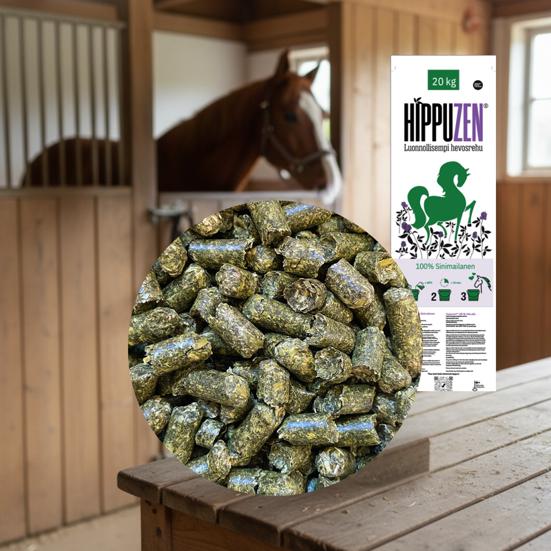 Hippuzen 100 % Sinimailanen n&auml;yte